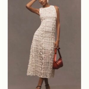 Endless Rose Sleeveless Textured Midi Dress